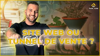 SITE WEB OU TUNNEL DE VENTE  QUELLE STRATÉGIE CHOISIR POUR TON BUSINESS EN LIGNE [upl. by Llyrat]