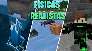 ✅LOS 5 MEJORES ADDONS DE quotFISICAS REALISTASquotMinecraft Bedrock 119 y 120🤯👀👍✅ [upl. by Berrie]