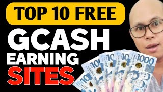 10 Free Websites To Earn Gcash Money Without Investment [upl. by Luapnaes]