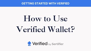 Verified Walkthrough  How To Use Verified Wallet [upl. by Metsky]