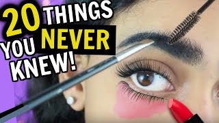 20 Things You NEVER Knew About MAKEUP amp HAIR [upl. by Wilkey705]