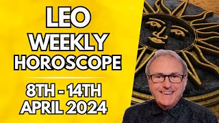 Leo Horoscope  Weekly Astrology  from 8th 14th April 2024 [upl. by Aknaib595]