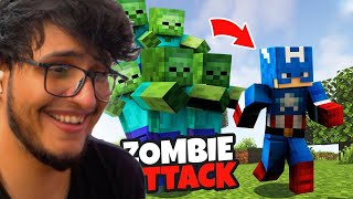 Minecraft But a Zombie Apocalypse is Happening [upl. by Haggi]