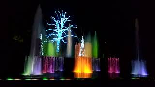 Longwood Gardens Fountain Show snippet November 25 2023 [upl. by Audrye]