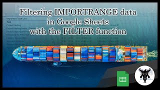 Filtering IMPORTRANGE data in Google Sheets with FILTER [upl. by Yllet]