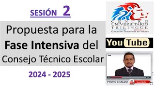 SESIÓN 2 FASE INTENSIVA CTE 2024 PROFE ERALDO [upl. by Moureaux]