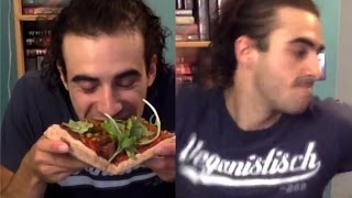 Vegan freaks out when he realizes he just ate cheese [upl. by Domonic793]