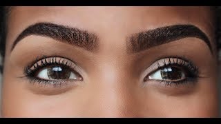 MY THICK ARCHED EYEBROW ROUTINE BIG EYEBROWS TUTORIAL  AFFORDABLE EYEBROW PRODUCTS  CICI MOYA [upl. by Yllrebmik]