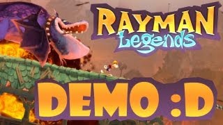 Lets Play Rayman Legends DEMO  Ich liebe es D [upl. by Bokaj]