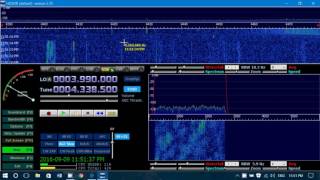 Tuning 4000 to 5000 Khz Shortwave on Soft66RTL September 10th 2016 [upl. by Tabber]