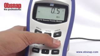 FW BELL 5170 GaussTesla Meter by Obsnap Instrument Sdn Bhd [upl. by Yerffej255]