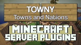 Towns on your server  Towny Plugin Tutorial 112 [upl. by Cristobal4]