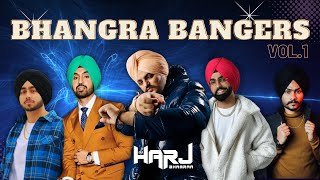 Bhangra Bangers Vol 1  Bhangra Mashup  NonStop Bhangra Mix  Dj Harj Bhamraa [upl. by Ratib]