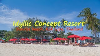 Where to stay on Koh Lipe island  Idyllic Concept Resort review [upl. by Cordeelia]