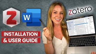 How to Use Zotero Reference Manager in Microsoft Word [upl. by Anayaran]