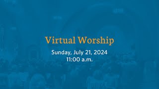 Shadyside Presbyterian Church Virtual Service  Sunday July 21 2024 [upl. by Nielson694]