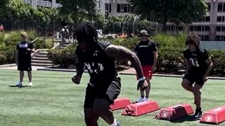 2025 DL • Jaidon Battle • Saint Charles High School MD Prospect Camp Footage [upl. by Coralyn]