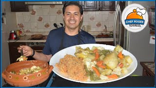 Receta muy fácil de preparar pollo con muchas verduras y su guarnición [upl. by Lynne]