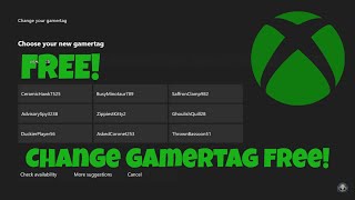 HOW TO CHANGE YOUR XBOX GAMERTAG FOR FREE  Second free change [upl. by Lahpos]