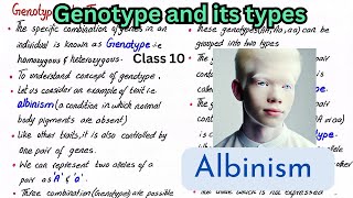 Genotype and its types  class 10 [upl. by Azral]