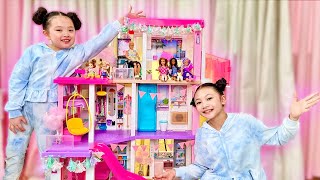 Doll House Warming Party at the Dream House  Little Big Toys [upl. by Randall91]