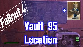 Fallout 4  VAULT 95 LOCATION  Big Guns Bobblehead  Vault Walkthrough [upl. by Ekralc]