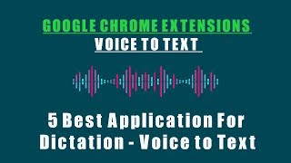 Voice to Text 5 Best Apps for Voice Dictation [upl. by Aneehsor]