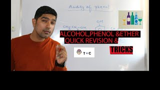 AlcoholPhenol and Ether Revision by TUC  Tricks [upl. by Ecneitap]