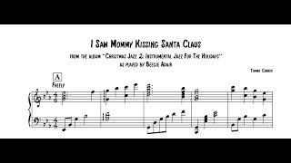 I Saw Mommy Kissing Santa Claus by Beegie Adair jazz piano transcription [upl. by Hettie332]