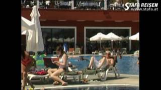 STAFA REISEN Hotelvideo Delphin Palace Lara Strand [upl. by Rorie]