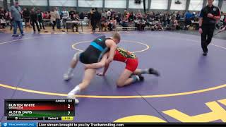 Junior 132 Hunter White Washington Vs Austin Davis Washington [upl. by Mcquoid]