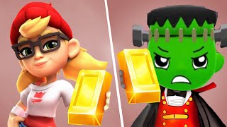 Ryan’s World Halloween Edition vs Subway Surfers City Tricky [upl. by Ttezzil]