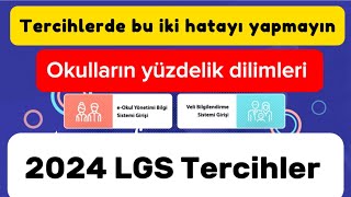 Tercih yaparken nelere dikkat edelim  Okulların yüzdelik dilimleri [upl. by Sochor]