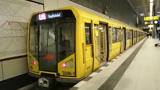 UBahn Berlin Mitfahrt von Hönow bis Hauptbahnhof im H01 auf der U5 Komplette Linie [upl. by Aronoel235]