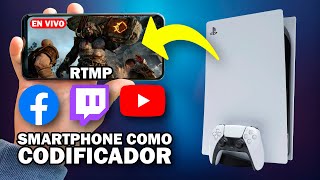 Usa tu celular para transmitir tu CONSOLA XBOX PLAY STATION  Celular CODIFICADOR con CAMERAFI LIVE [upl. by Alian]