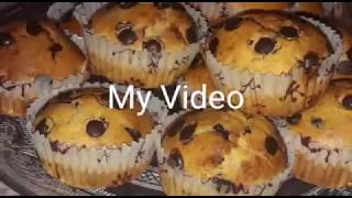 أروع و ألذ مافن بحبيبات الشوكولاته و الموز♡muffins chocobanane♡ [upl. by Musette]