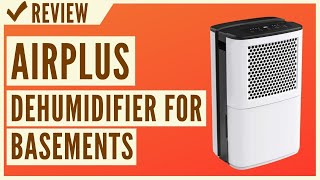 AIRPLUS 50 Pints Dehumidifier HighEfficiency Dehumidifiers for Basements Review [upl. by Nakasuji]