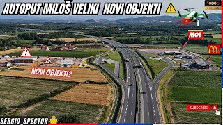 Autoput Miloš Veliki E763 gradnja preko puta Mol pumpe i Mc Donaldsa novi objekti milosveliki [upl. by Aihsi]