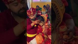 Sindoor daan ❤️ wedding bridalmoments viral hindisong rituals youtubeshorts trending viral [upl. by Farand]