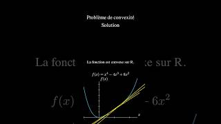 Exercice de convexité maths education convexité convexe fonction derivation derivee [upl. by Gilder161]