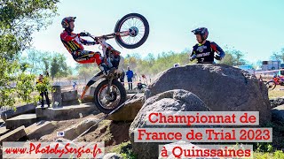 Championnat de France de trial 2023 à Quinssaines [upl. by Modeste]