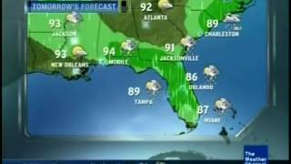 TWC Satellite Local Forecast on Dish Network May 29 2012 428PM PDT [upl. by Neelat]