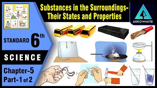 Substances in the SurroundingsTheir States and Properties  Std 6  Science  Chapter 5 Part 12 [upl. by Gretta]