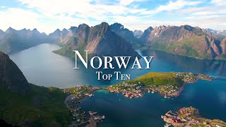 Top 10 Places To Visit In Norway [upl. by Anelrahs]