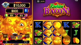 BONUS After BONUS on Caesars Online Casino 💰 Rakin Bacon  Jinse Dao  Lock It Link Night Life [upl. by Nnyllatsyrc]