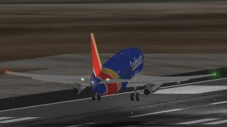 PLANE SPOTTING  Southwest Airlines B737200 Takeoff in Monterey Regional Airport [upl. by Stclair]