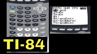 TI84 Calculator  28  Permutations Combinations Factorials [upl. by Goeselt]