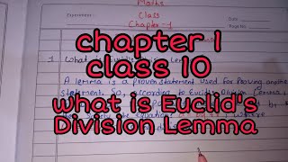 Euclids Division Lemma  Class 10 chapter 1 Maths  easy to explain  By Ankit Ki Padhai [upl. by Harbird755]