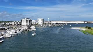 Morehead City NC waterfront from the air [upl. by Oos]