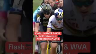 MVDP and WVA both defeated in CX Koppenberg 2018 shorts [upl. by Ivers]